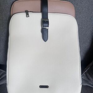 Cluci Leather Laptop Backpack and Purse